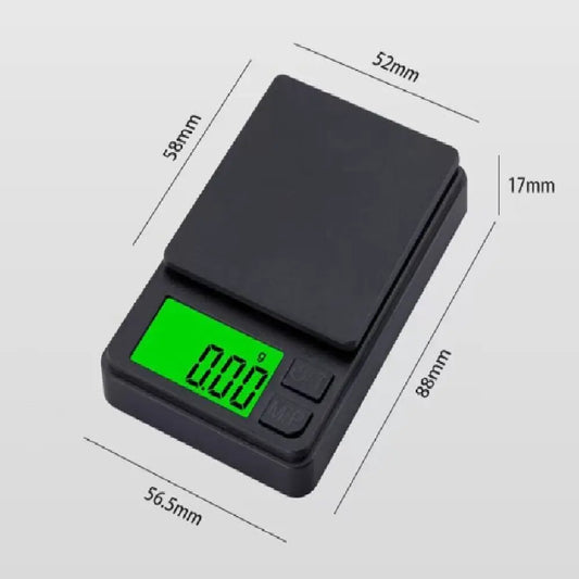 0.01G High Precision Digital Jewelry Scale Portable Mini Electronic Scale for Gold Silver Coin Herb Food Kitchen Weighing